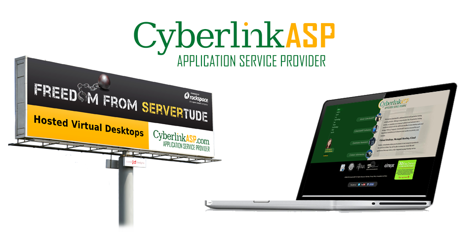 Web Design and Billboard Design for CyberlinkASP